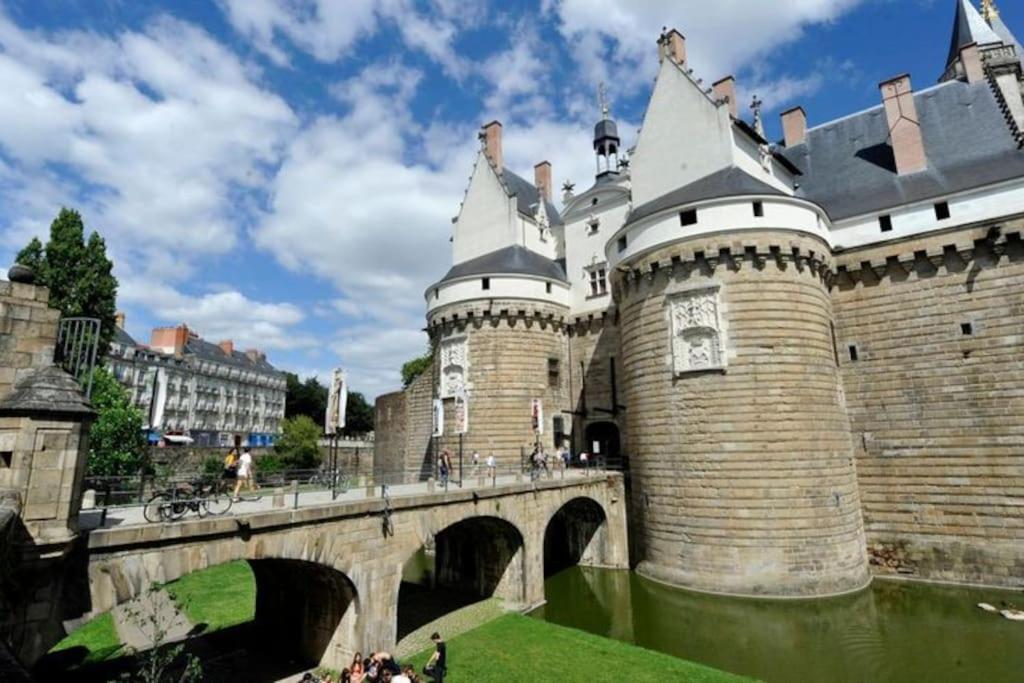 Grande Chambre Independante, Charme, Calme Sur Jardin, Nantes Centre, Acces Prive Par Escalier De L'Immeuble, Sdb & Wc Prives, 10 Minutes Gare Et Palais Des Congres Ngoại thất bức ảnh